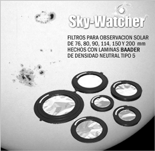 Filtros Solares Sky-Watcher